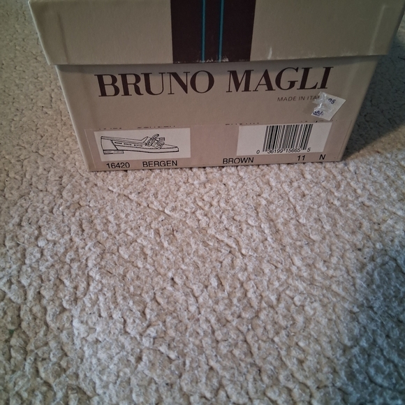 New Bruno Magli Dark Brown Bergen Leather Tassel Loafers Made In Italy main image 6